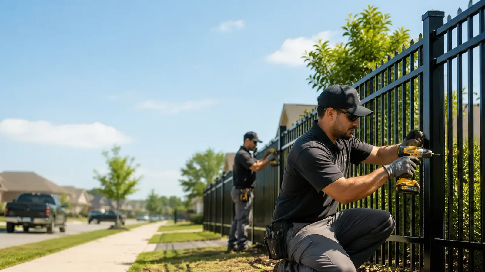 Metal Fence Installation in Webster, KY
